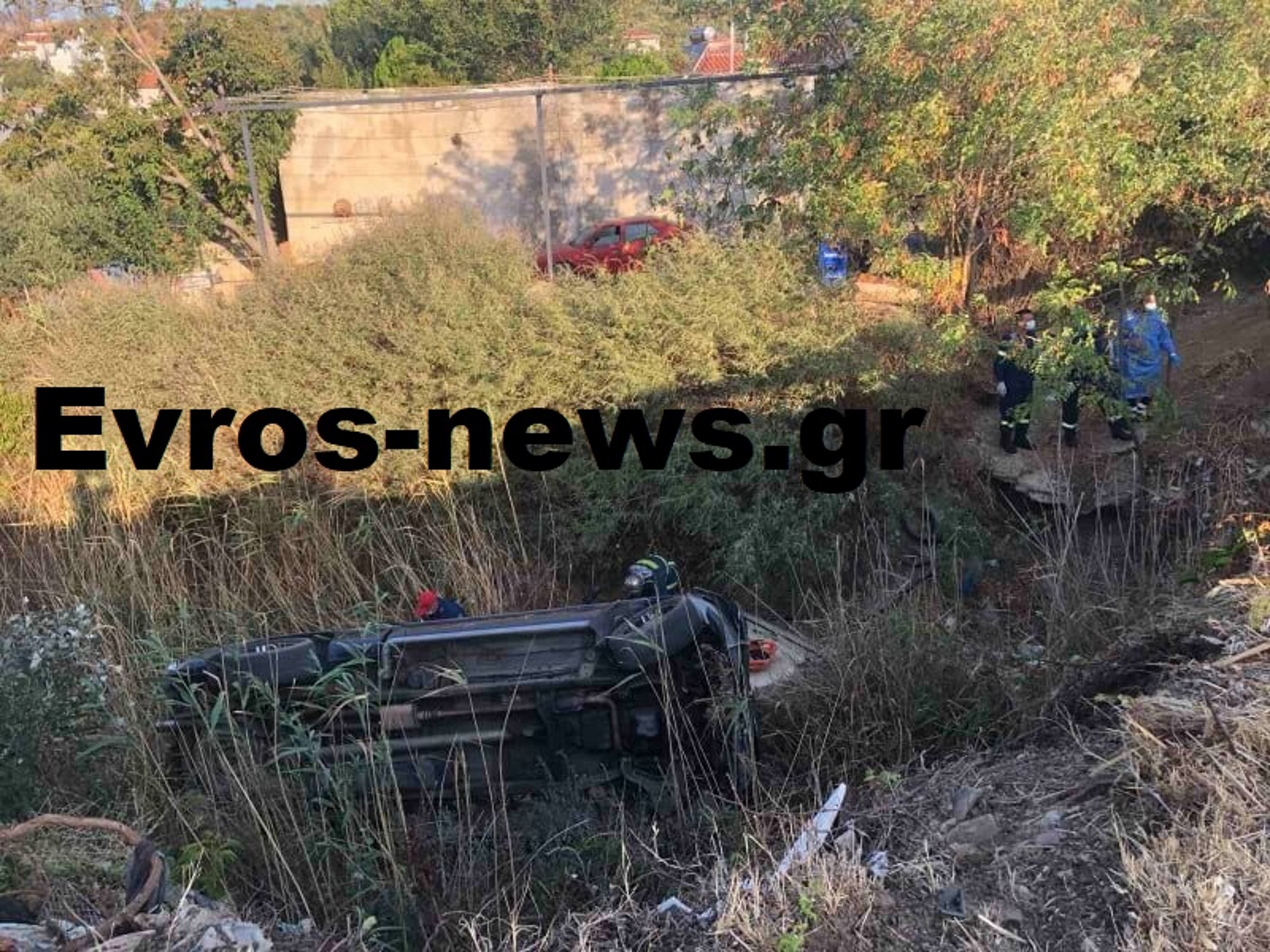 Αλεξανδρούπολη: Φοβερό τροχαίο με 11 τραυματίες! Φορτηγό έπεσε από γέφυρα σε ρέμα (Φωτό)