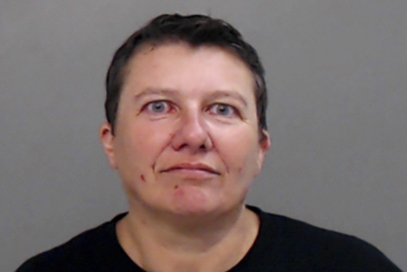 Pascale Ferrier appears in a jail booking photograph taken after her arrest by the Mission Police Department in Mission, Texas, U.S. March 13, 2019. Picture taken March 13, 2019. Hidalgo County Sheriff's Office