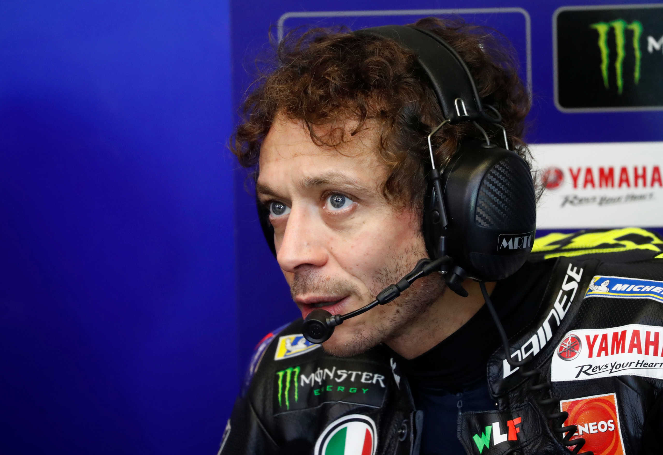 MotoGP - French Grand Prix - Circuit Bugatti, Le Mans, France - October 10, 2020  Monster Energy Yamaha's Valentino Rossi before qualifying  REUTERS