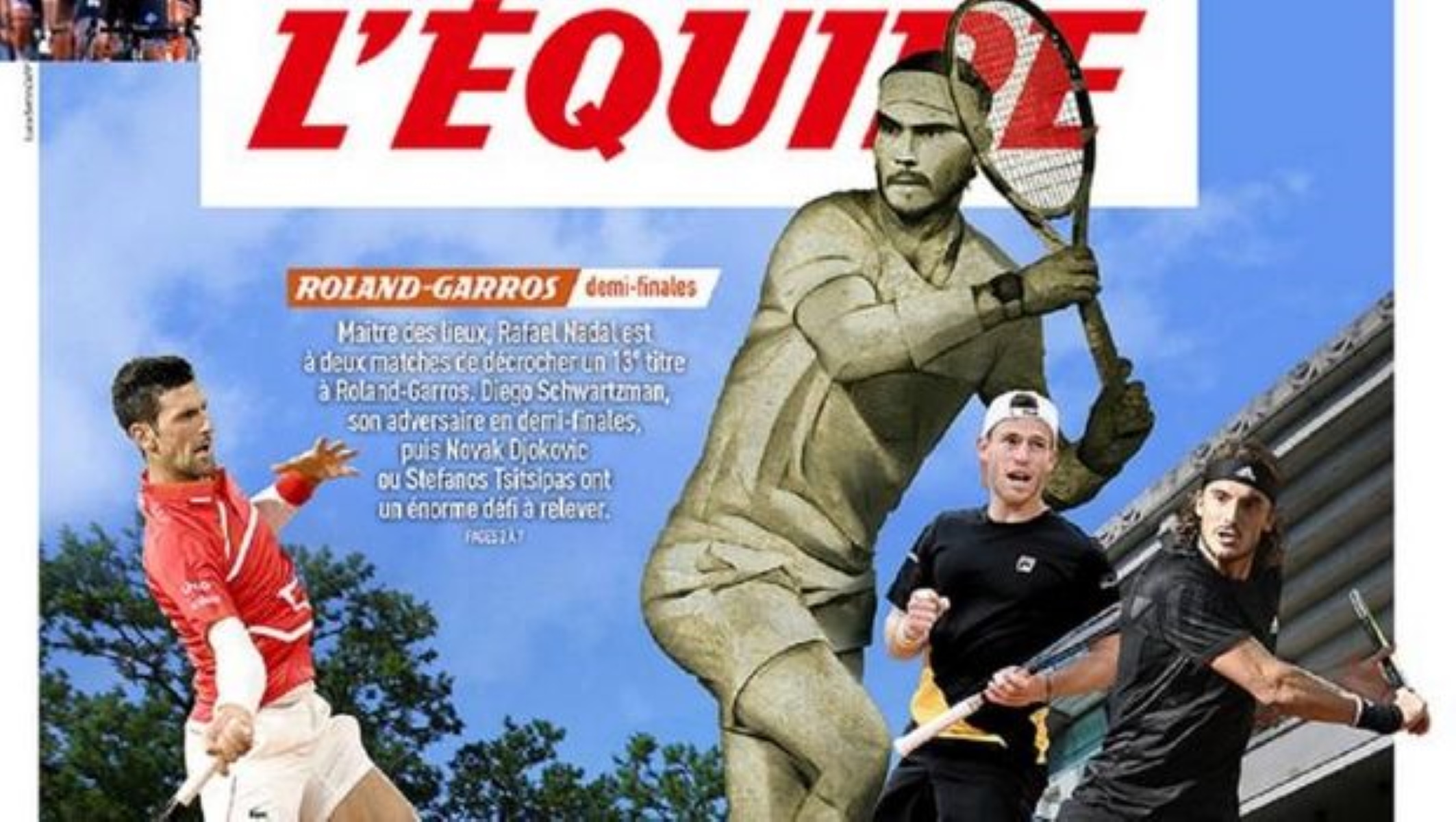 Ο Τσιτσιπάς στο εξώφυλλο της “L’ Equipe” (pic)