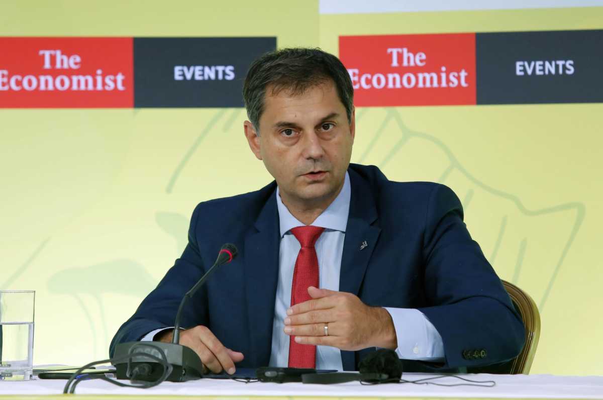 Ο Υπουργός Τουρισμού Χάρης Θεοχάρης στο 4ο Συνέδριο του Economist για τη Βιώσιμη Ανάπτυξη