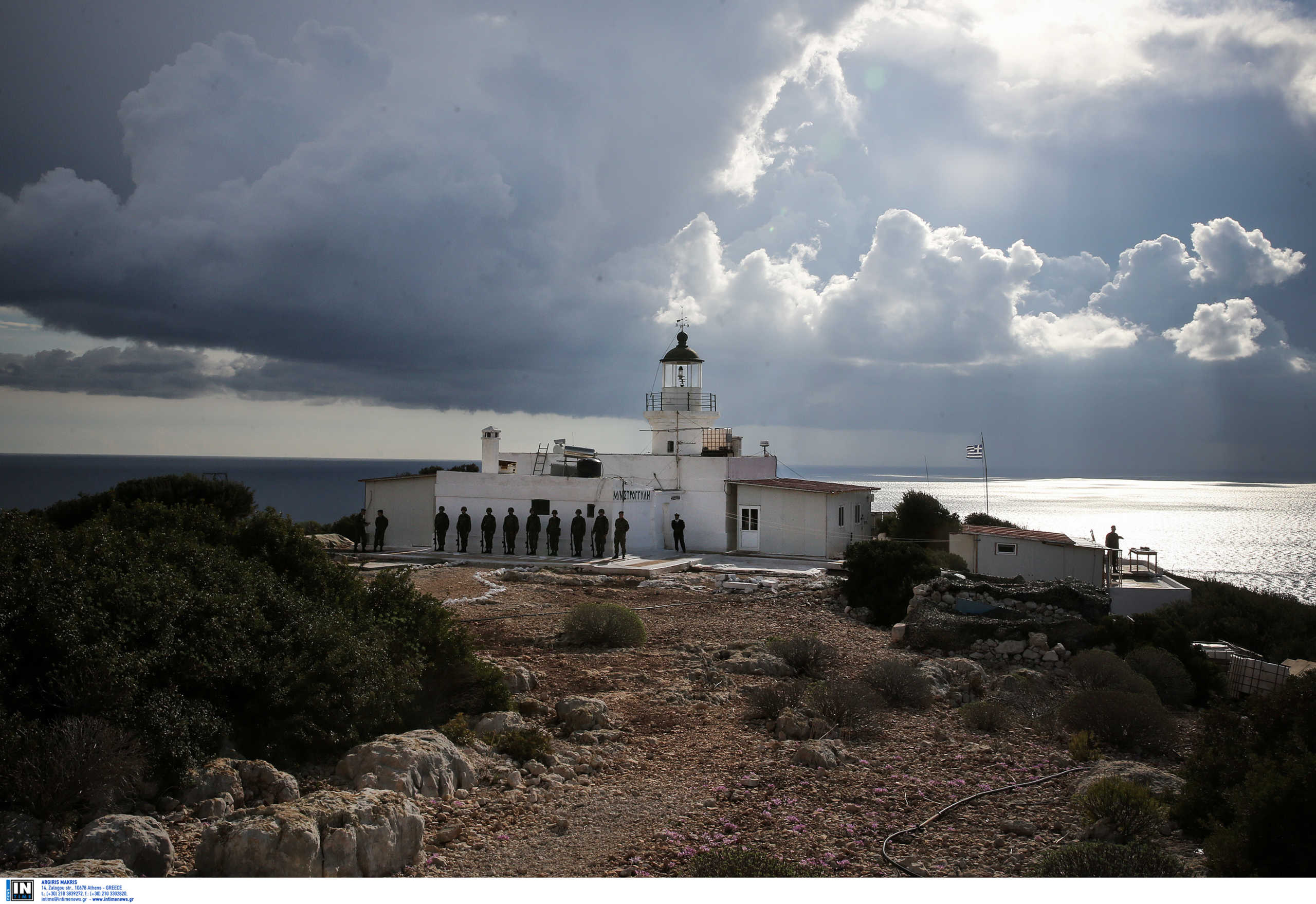 ελληνικό φυλάκιο στη Στρογγύλη Πολεμικό Ναυτικό