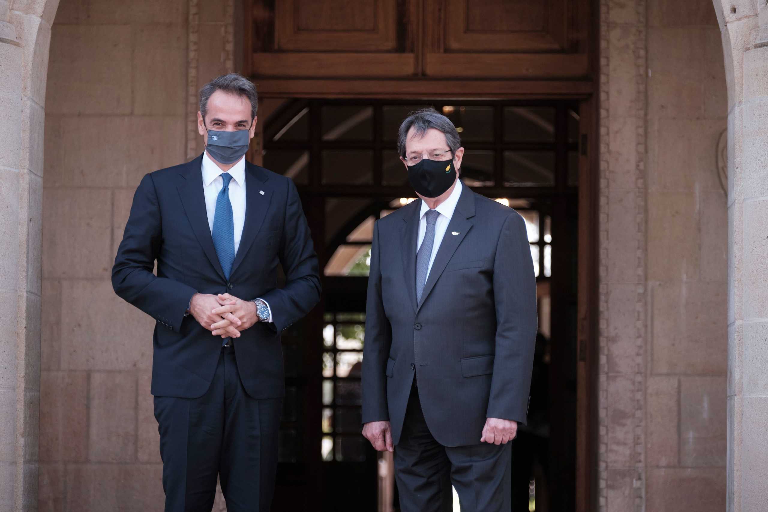 Κυριάκος Μητσοτάκης και Νίκος Αναστασιάδης