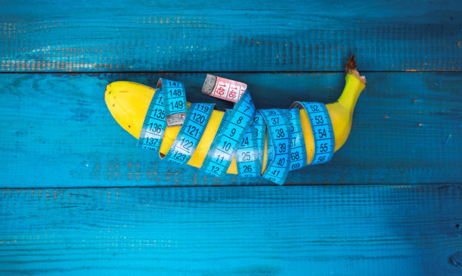 μπανάνα και μεζούρα