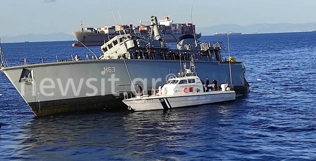 «Από θαύμα δεν θρηνήσαμε θύματα! Το εμπορικό πλοίο «ανέβηκε» πάνω στο «Καλλιστώ»