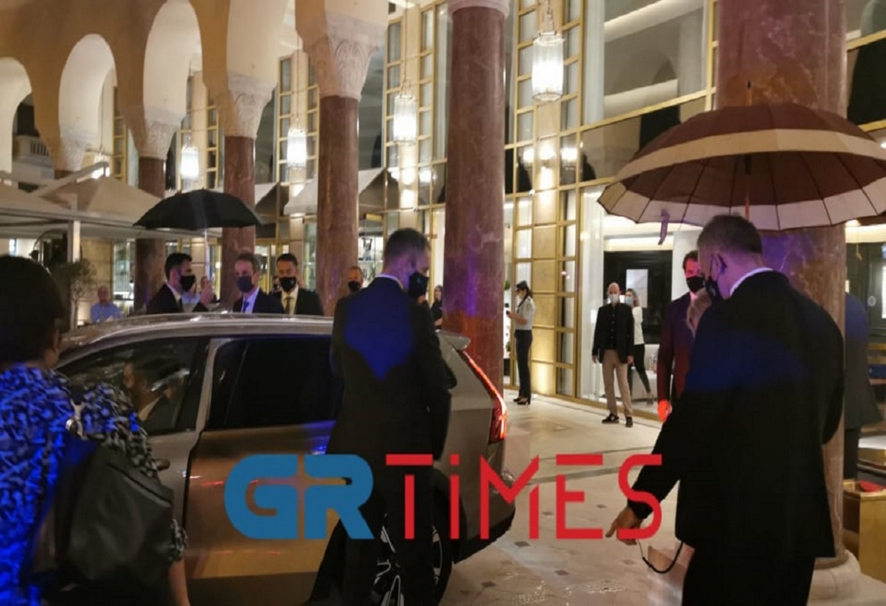 Δείπνο για Μητσοτάκη σε ξενοδοχείο της Θεσσαλονίκης (video)
