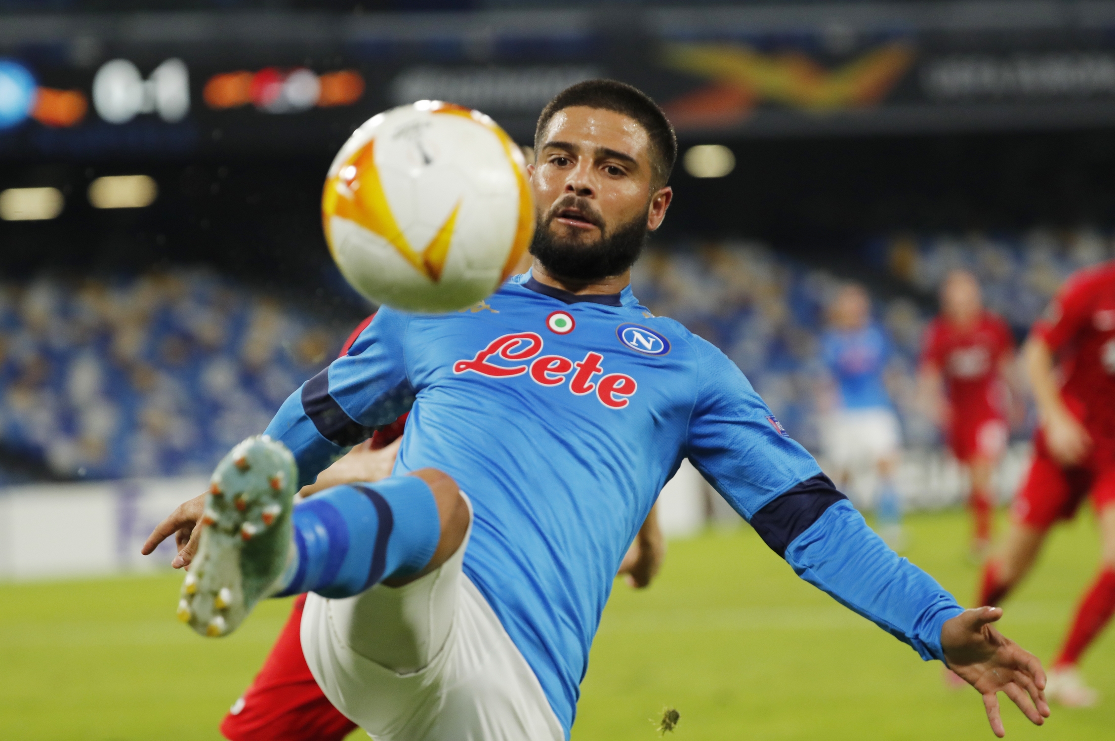 Soccer Football - Europa League - Group F - Napoli v AZ Alkmaar - Stadio San Paolo, Naples, Italy - October 22, 2020 Napoli’s Lorenzo Insigne in action REUTERS