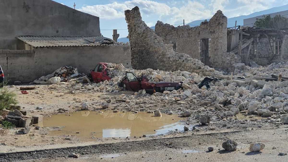 Σεισμός στη Σάμο: Εικόνες σοκ από τις μεγάλες καταστροφές (pics)