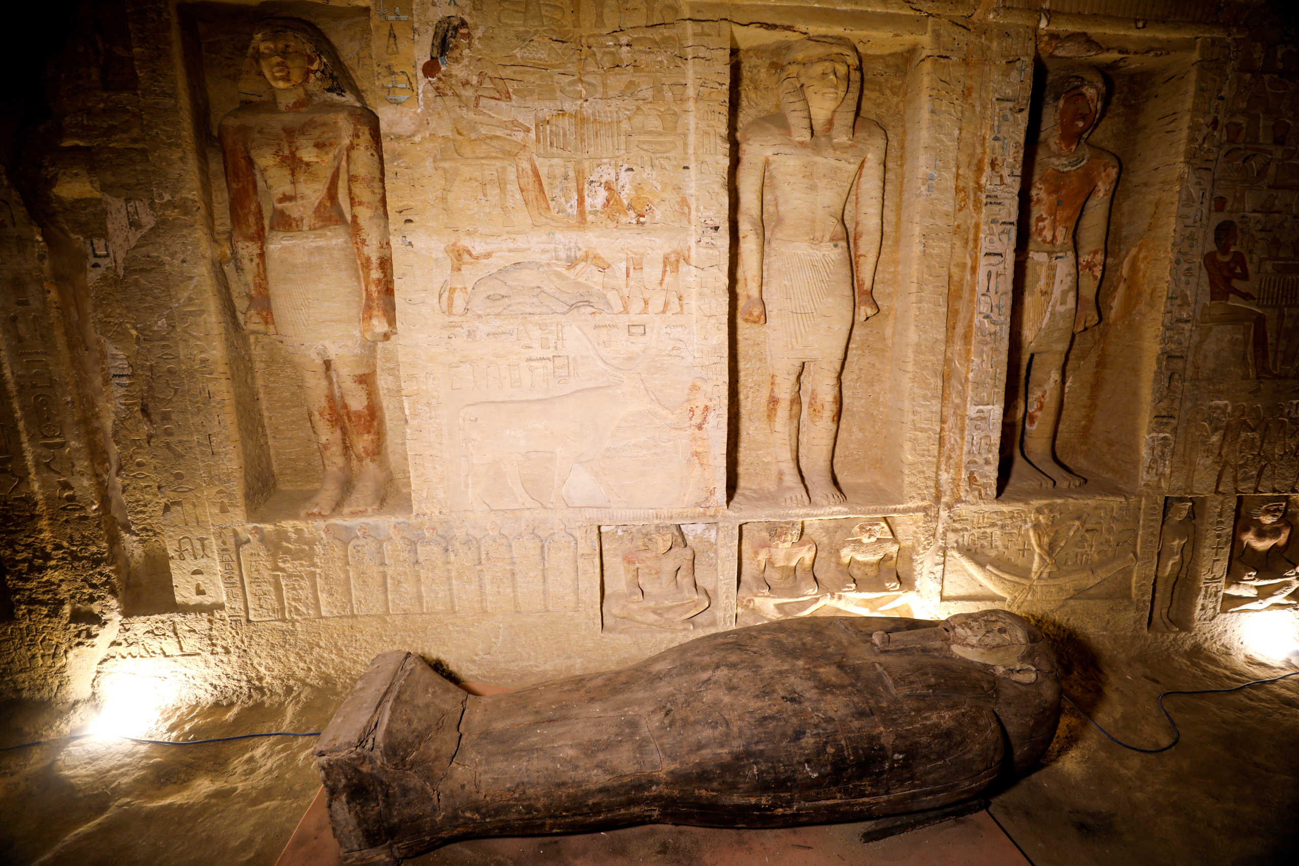 Αίγυπτος: Δέος! Ανακαλύφθηκαν 59 σαρκοφάγοι στη Νεκρόπολη της Σακκάρα (pics)  