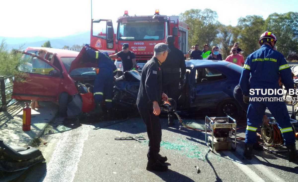 Αργολίδα: Μετωπική θανάτου στη γέφυρα της Νέας Κίου! Αγωνία για τους τραυματίες του τροχαίου δυστυχήματος (Φωτό)