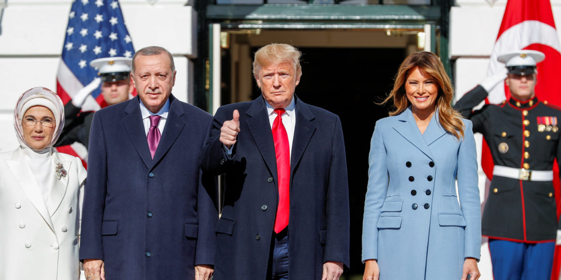 Ντόναλντ Τραμπ και Ταγίπ Ερντογάν στο Λευκό Οίκο
