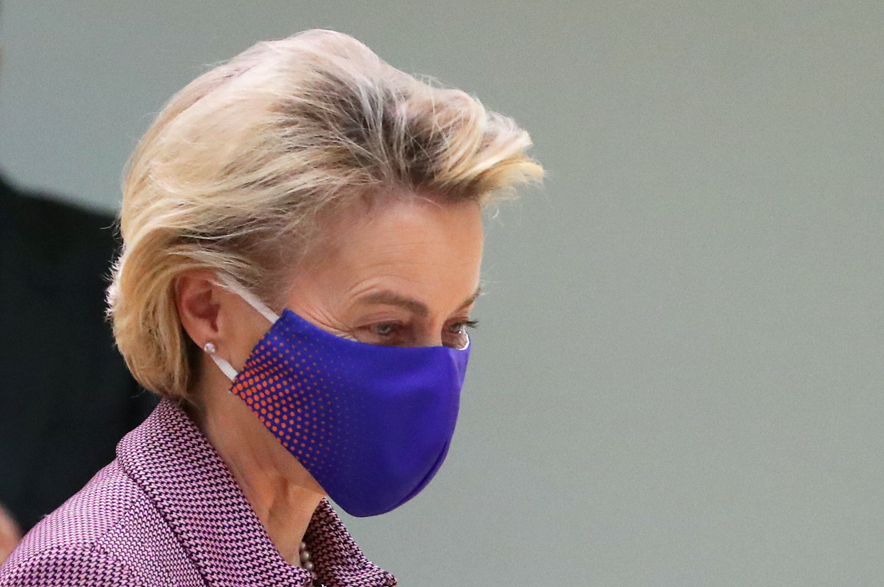 European Commission President Ursula von der Leyen attends the face-to-face EU summit in Brussels, Belgium October 15, 2020. REUTERS