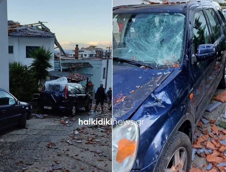 Χαλκιδική: Ανεμοστρόβιλος διέλυσε σπίτια και αυτοκίνητα! Δείτε τις εικόνες καταστροφής στη Σιθωνία (Φωτό)