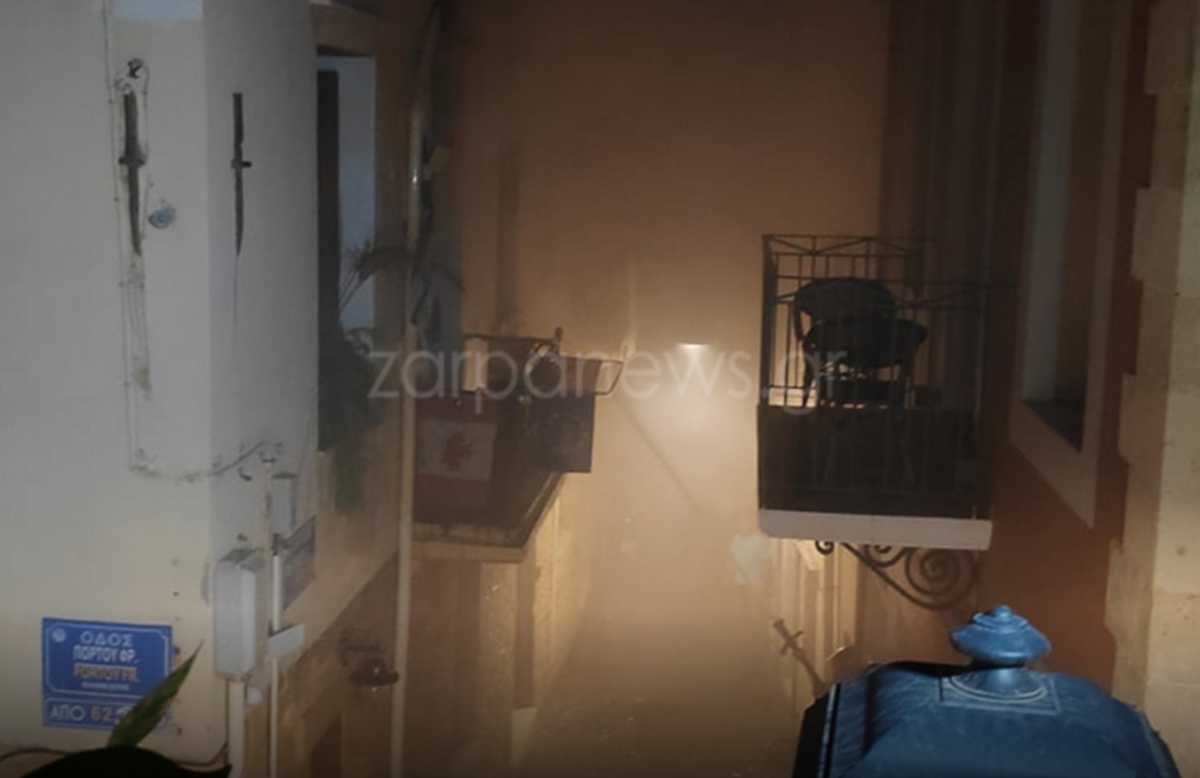 Χανιά: Καθηλώνουν οι εικόνες και το παρασκήνιο της φωτιάς σε σπίτι! Δυο άνθρωποι θα καίγονταν ζωντανοί (Βίντεο)