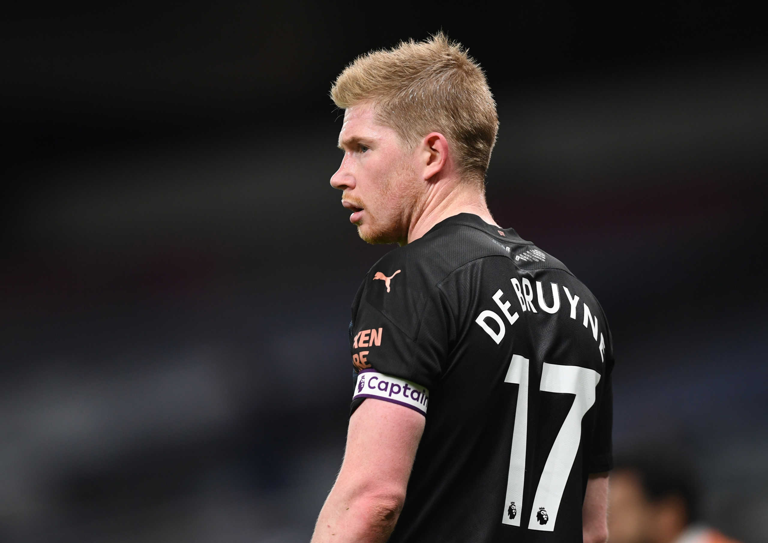 Soccer Football - Premier League - Tottenham Hotspur v Manchester City - Tottenham Hotspur Stadium, London, Britain - November 21, 2020 Manchester City's Kevin De Bruyne during the match Pool via REUTERS