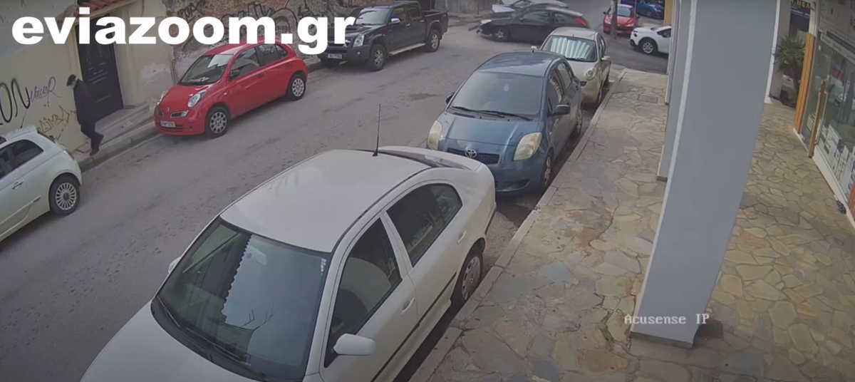 Χαλκίδα: Παραβίασε STOP και έγινε το “μπαμ! – Το “έπιασε” κάμερα ασφαλείας (video)