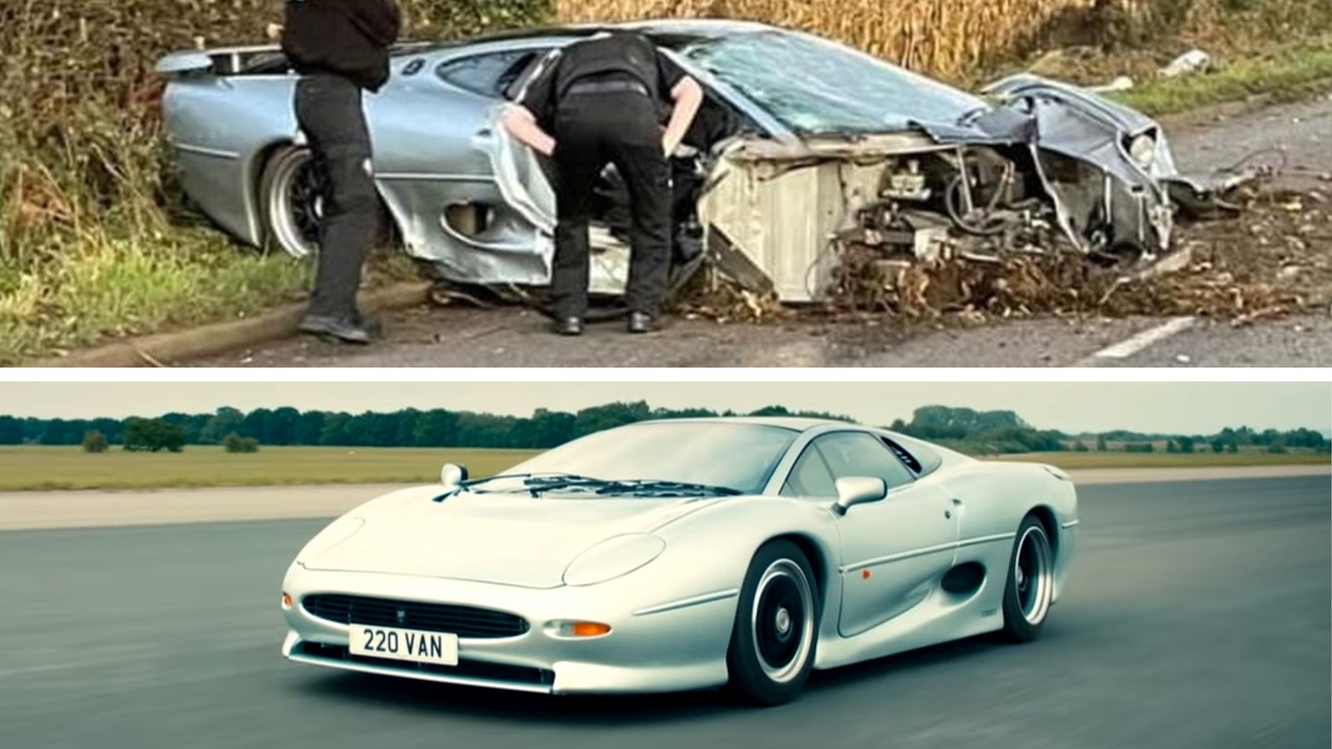 Καταστράφηκε η Jaguar XJ220 που συμμετείχε στο Top Gear