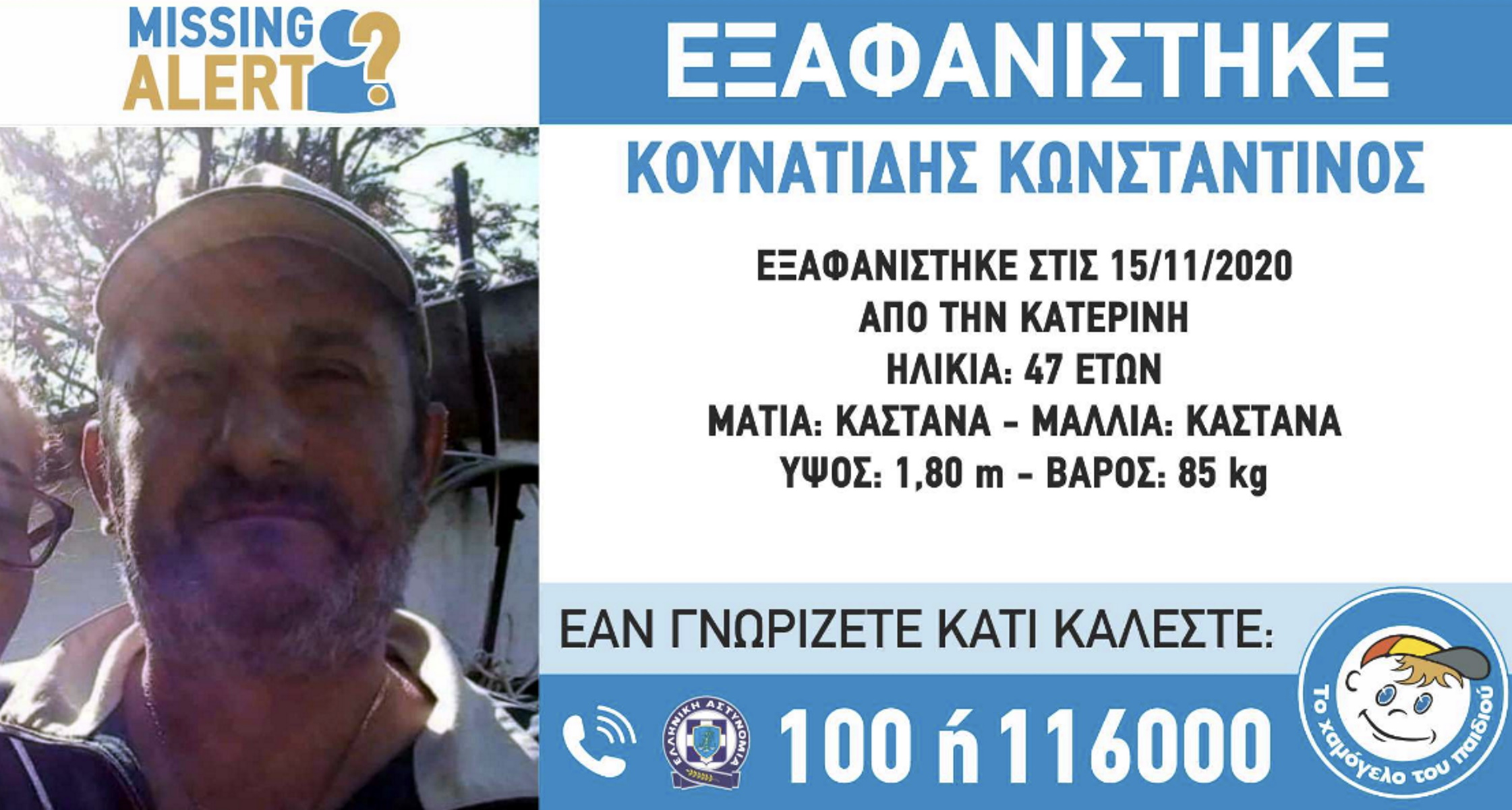 Εξαφανίστηκε 47χρονος