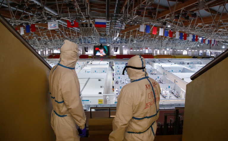 Ρωσία παγοδρόμιο γίνεται νοσοκομείο για κορονοϊό