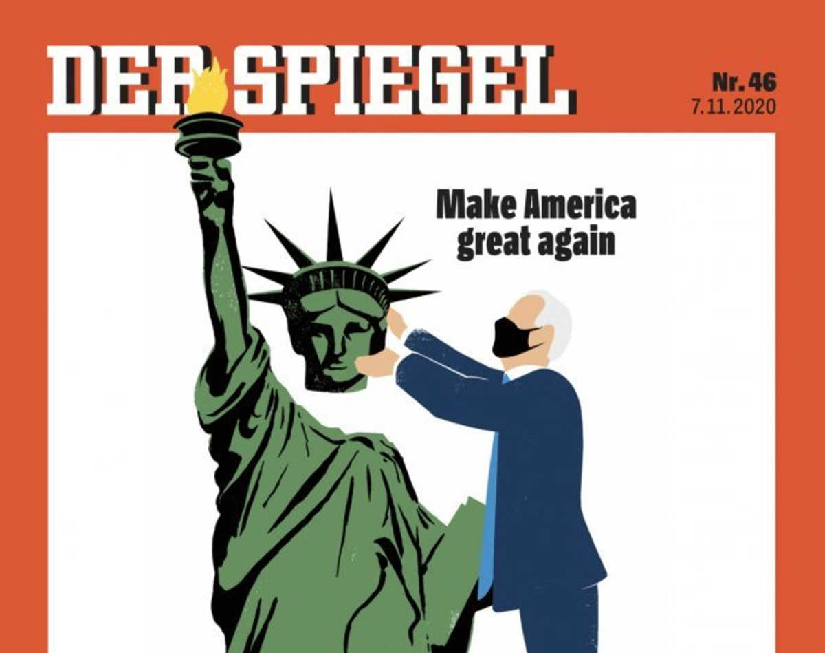 εξώφυλλο περιοδικού Spiegel