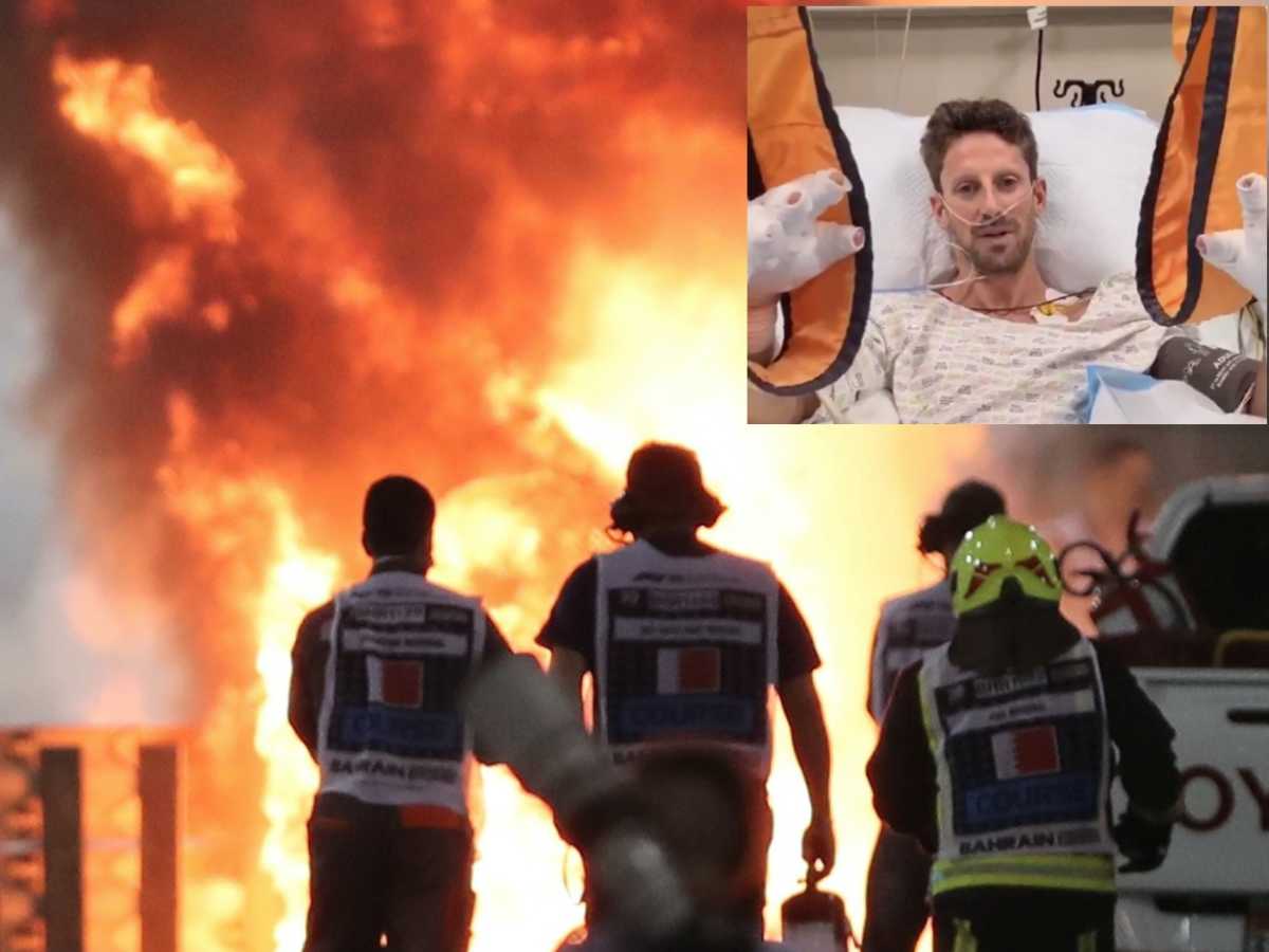 Formula 1: Ο πιλότος που γλίτωσε από τις φλόγες μιλάει μέσα από το νοσοκομείο (video)