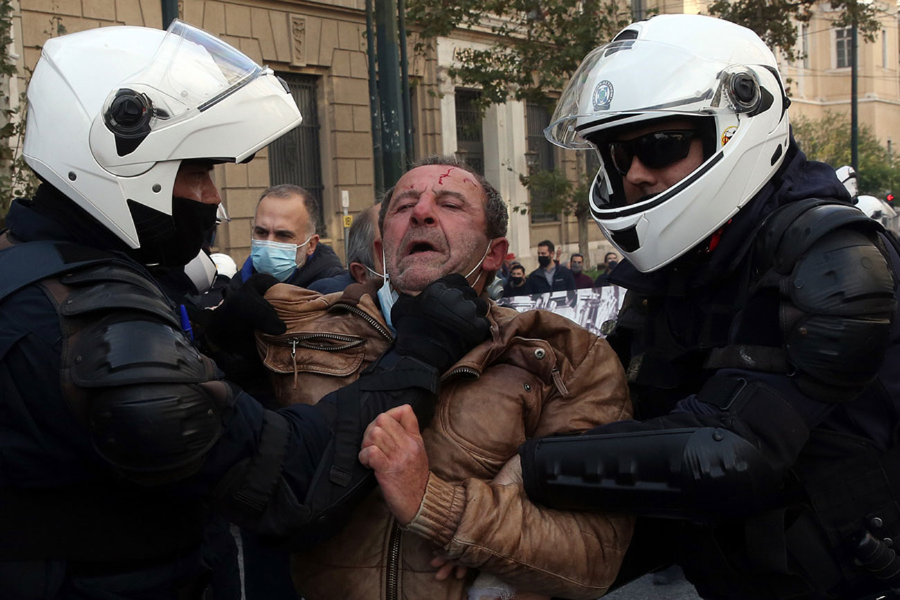 Η φωτογραφία από τα επεισόδια που προκάλεσε οργή