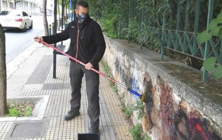 Δήμος Αθηναίων: Καθάρισε από γκράφιτι δημόσιους χώρους – Η ανάρτηση Μπακογιάννη (pics, video)