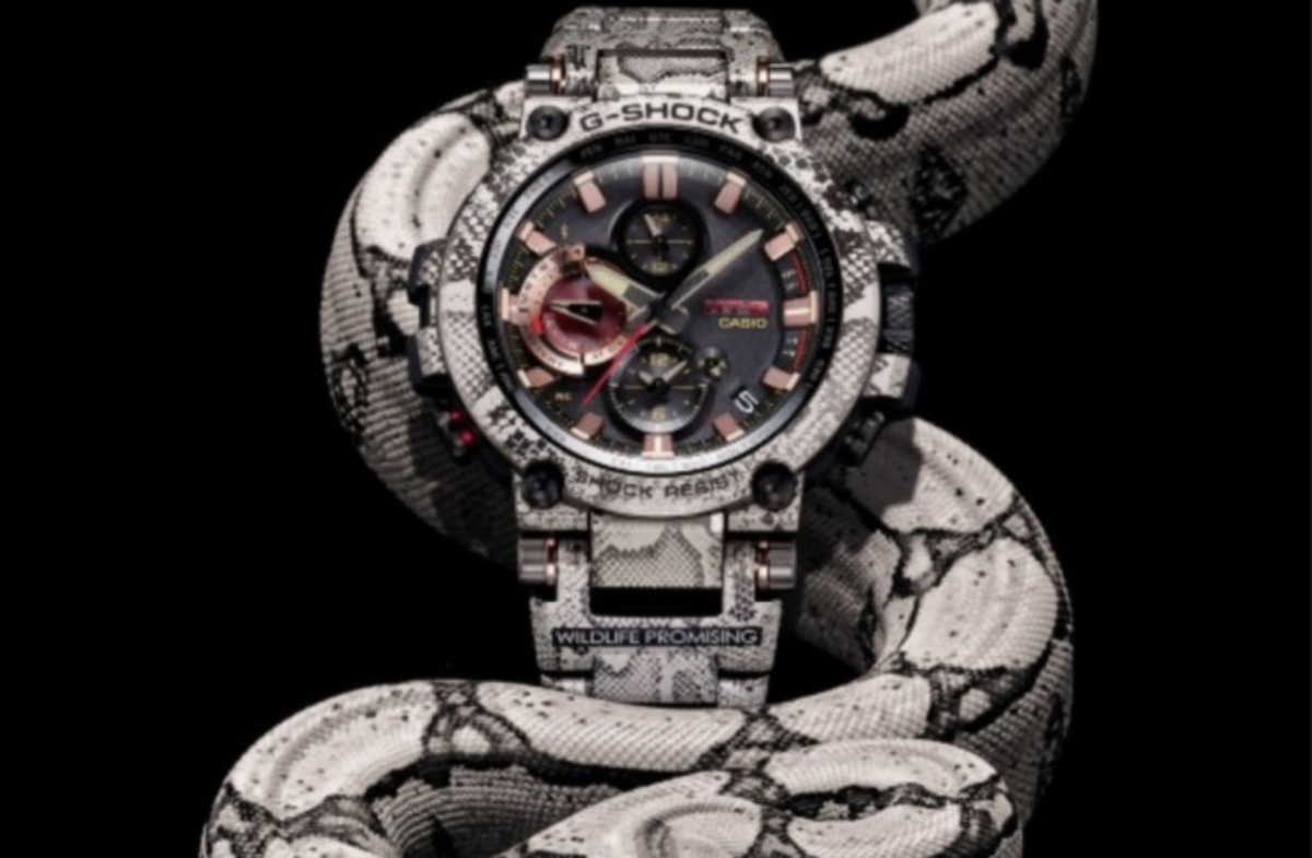 Η G-SHOCK μόλις κυκλοφόρησε ένα ρολόι αφιερωμένο στον Αφρικανικό πύθωνα των βράχων