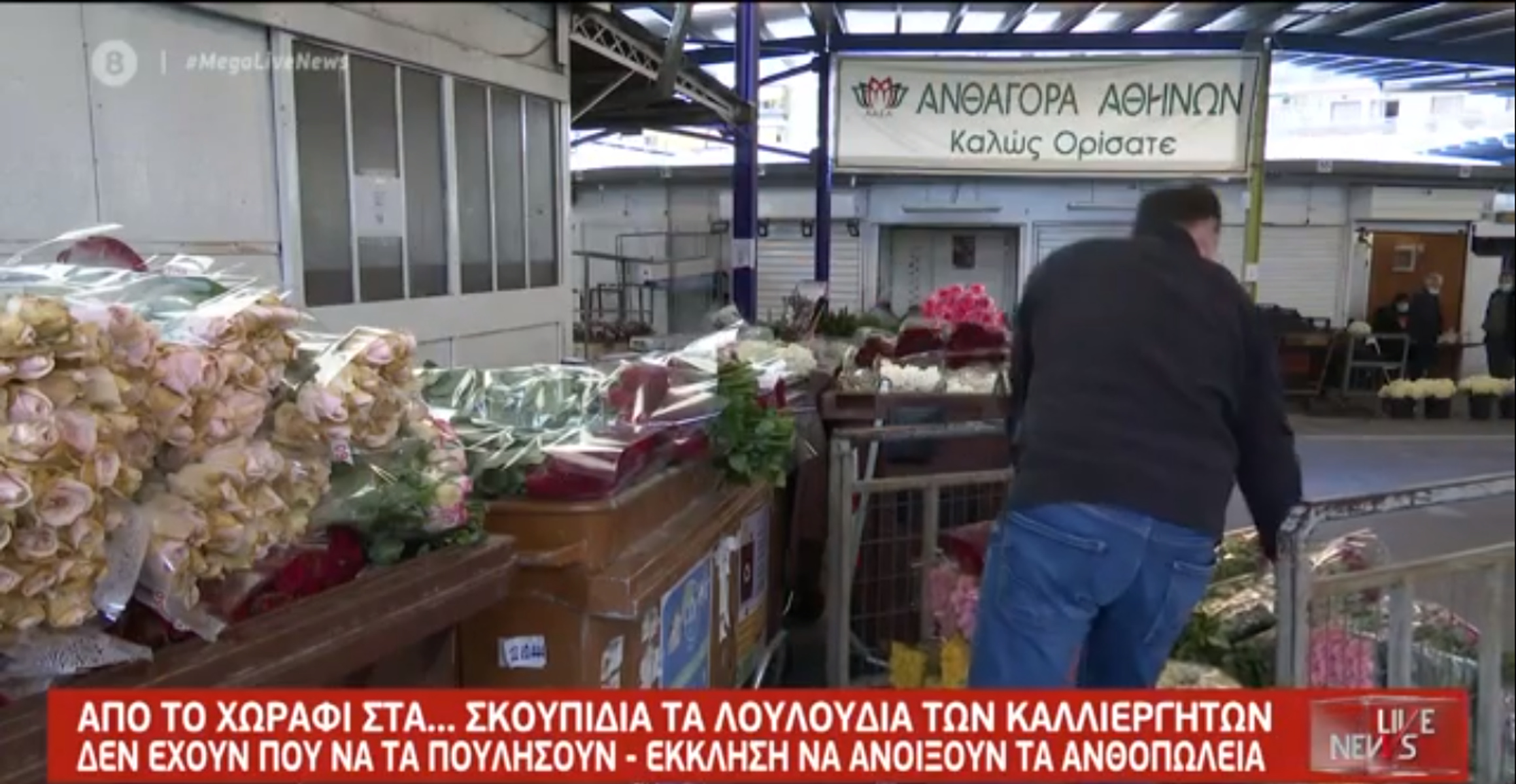 Κορονοϊός: Σε απόγνωση οι παραγωγοί λουλουδιών – Στα σκουπίδια το 90% της παραγωγής