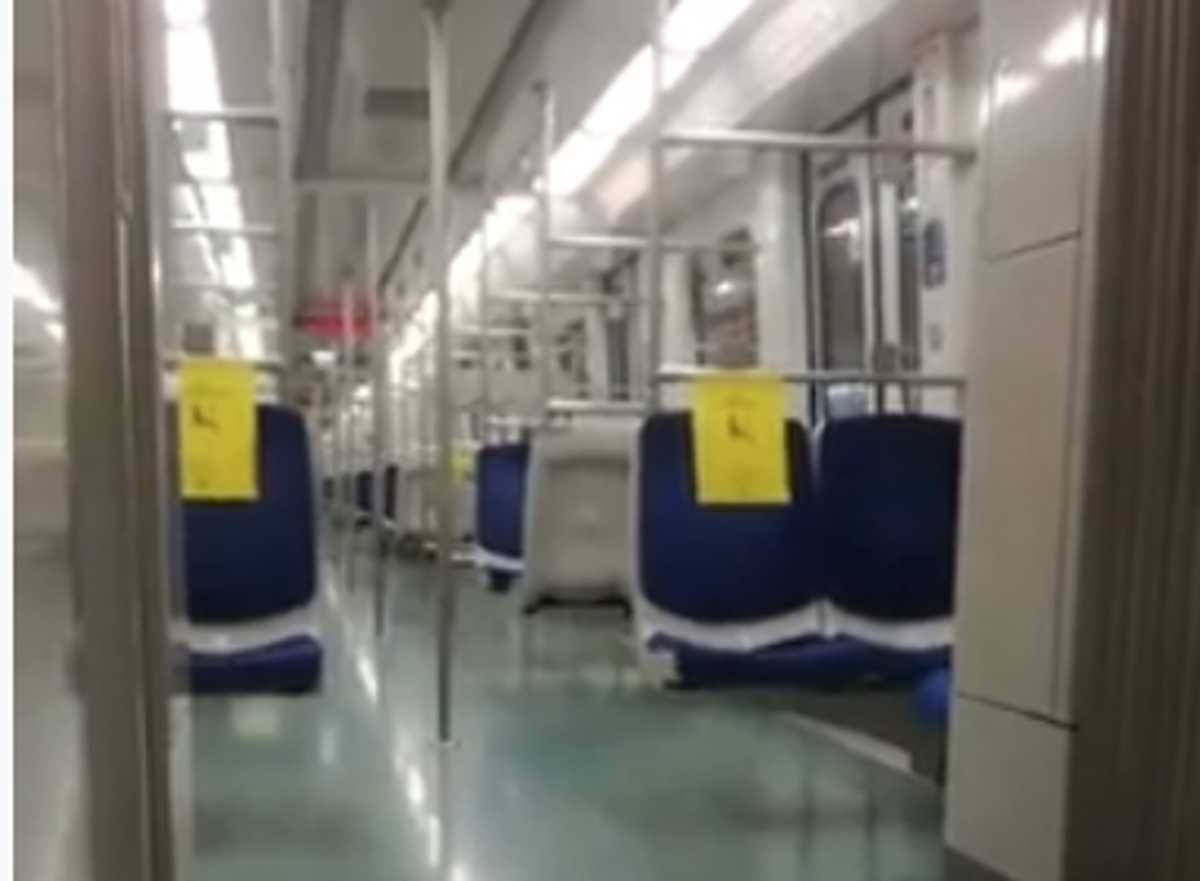 Πρωτόγνωρες εικόνες στο Μετρό
