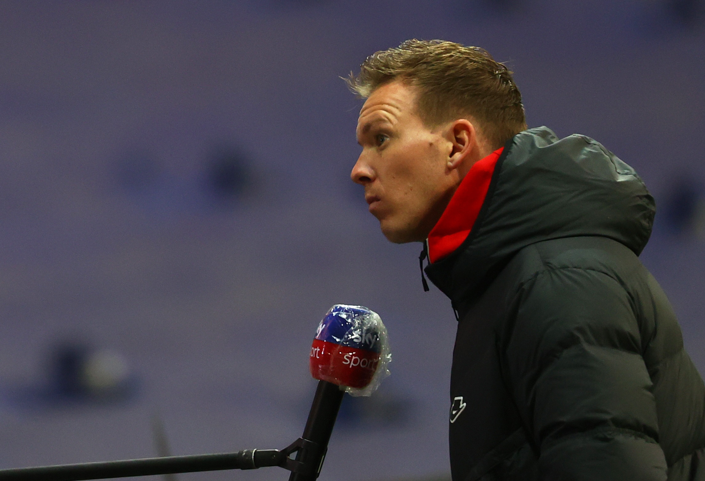 Soccer Football - Bundesliga - Eintracht Frankfurt v RB Leipzig - Deutsche Bank Park, Frankfurt, Germany - November 21, 2020 RB Leipzig coach Julian Nagelsmann REUTERS