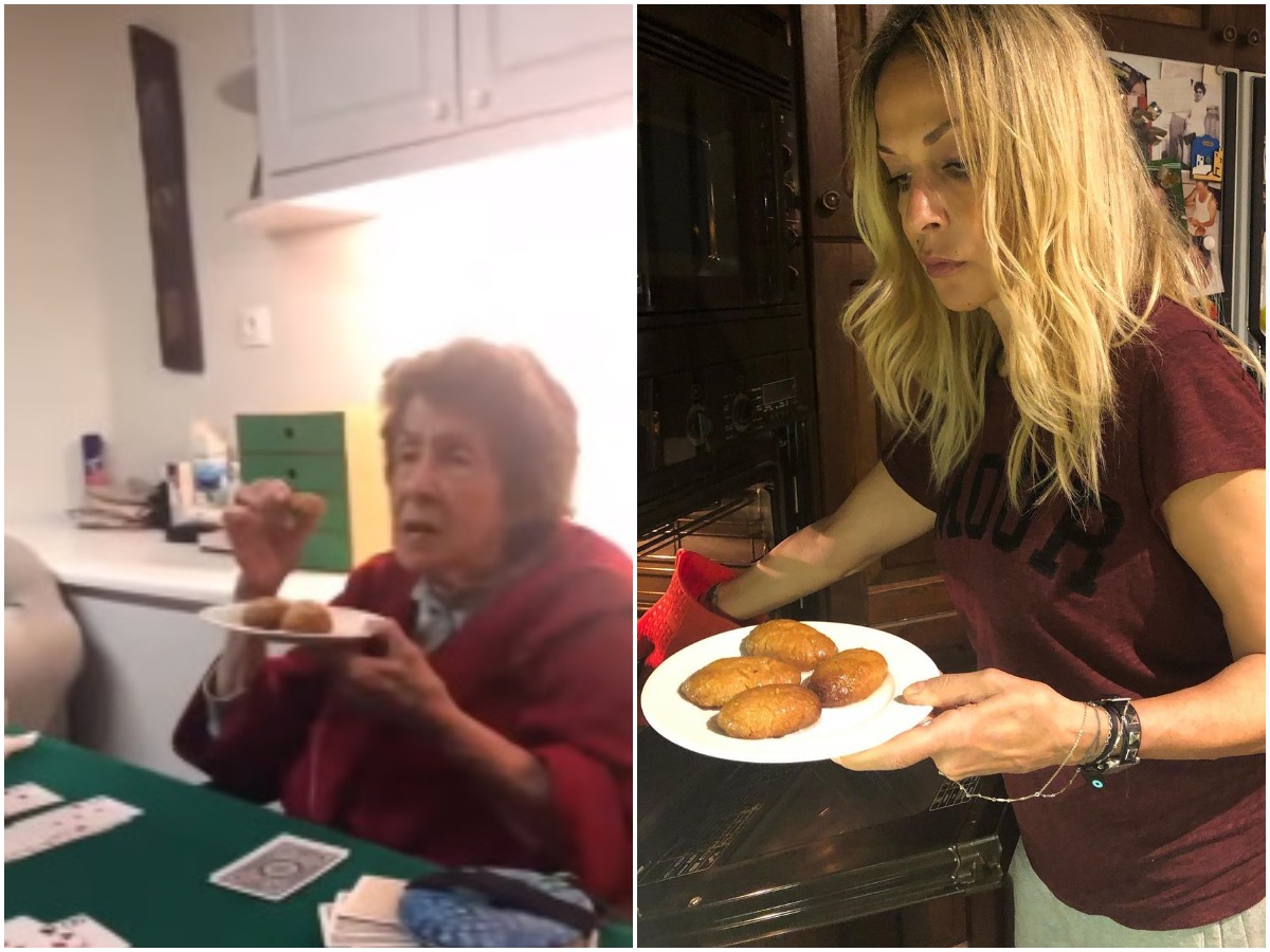 Άννα Βίσση: Η  88χρονη μητέρα της δοκιμάζει τα μελομακάρονα που έφτιαξε και το βίντεο είναι απολαυστικό!