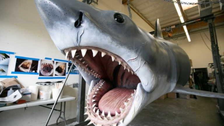 Ο καρχαρίας από τα “Σαγόνια του Καρχαρία” στο μουσείο των Όσκαρ