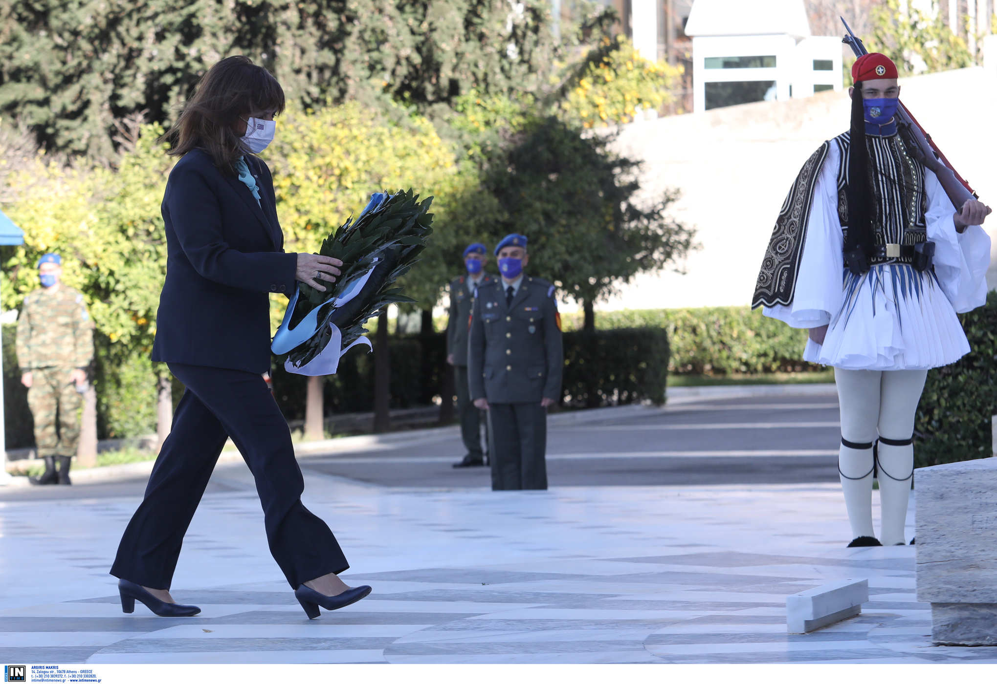 Σακελλαροπούλου: Σεβασμός και ευγνωμοσύνη για τον αγώνα των Ενόπλων Δυνάμεων