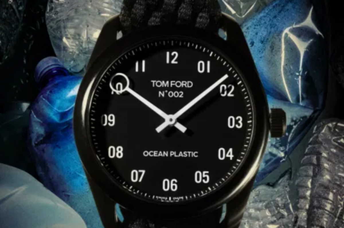 Το νέο ρολόι του Tom Ford είναι κατασκευασμένο από 100% ανακυκλωμένο πλαστικό