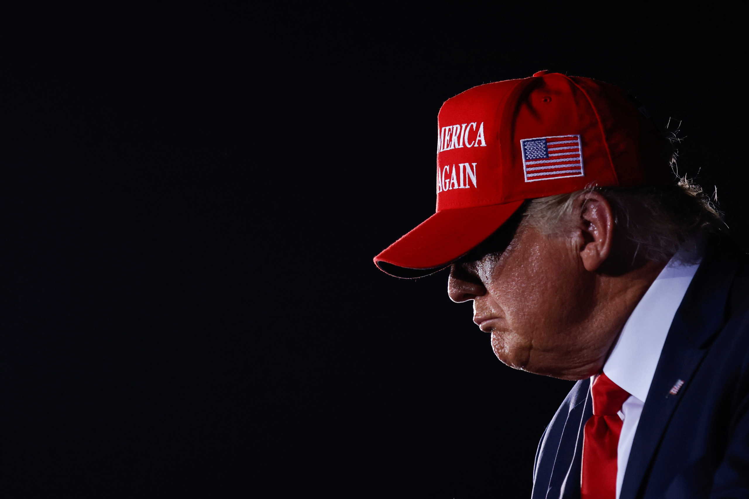 U.S. President Donald Trump holds a campaign rally at at Miami-Opa Locka Executive Airport in Opa-Locka, Florida, U.S., November 2, 2020. REUTERS