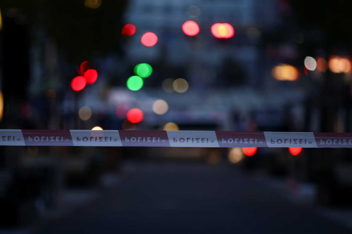 A secured area is seen after exchanges of gunfire in Vienna, Austria November 3, 2020. REUTERS
