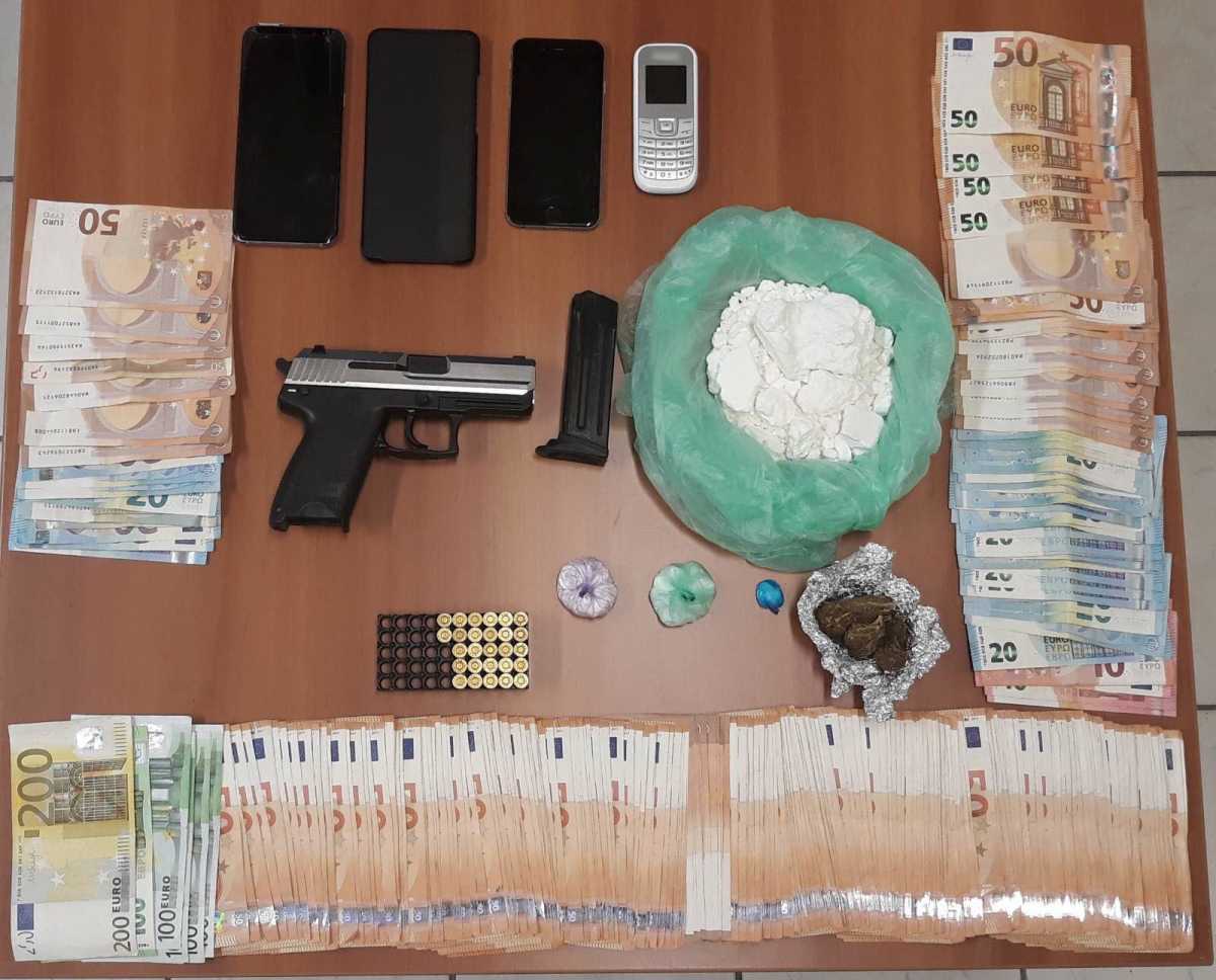 Το πιστόλι αστυνομικού βρέθηκε σε διακινητές ναρκωτικών στην Ημαθία – Ο ένας διώκεται από την Interpol