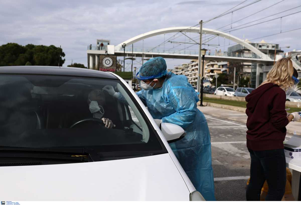 Τι έδειξαν τα rapid test που έκανε σήμερα μέσα από το αυτοκίνητο ο ΕΟΔΥ