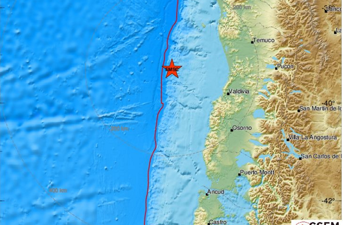 Σεισμός 6,7 ρίχτερ στη Χιλή