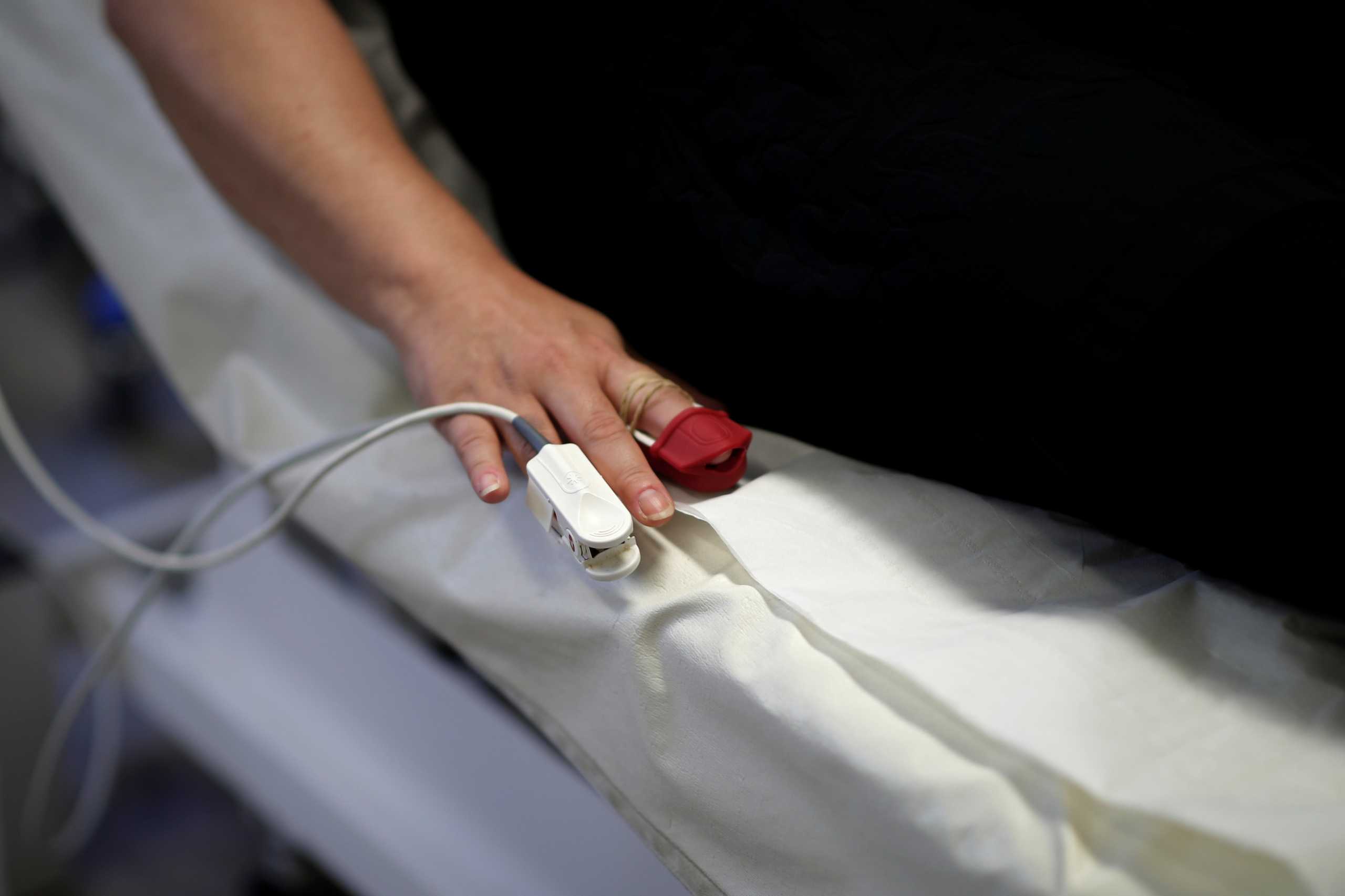 Helen Sideropoulos-Einsargueix, a patient who has been suffering from COVID-19 symptoms for months, attends a rehabilitation medical appointment at the Foch hospital in Suresnes, near Paris, France, December 8, 2020. Picture taken December 8, 2020. REUTERS