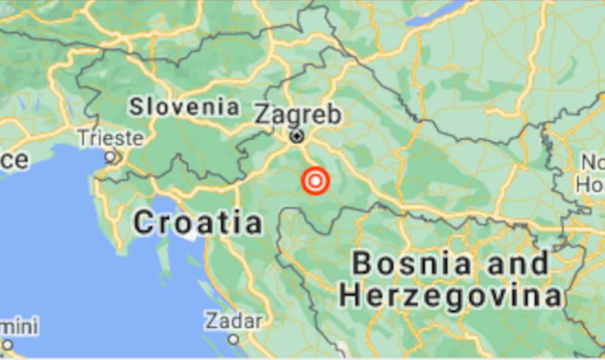 Κροατία: Σεισμός 5,2 Ρίχτερ κοντά στο Ζάγκρεμπ
