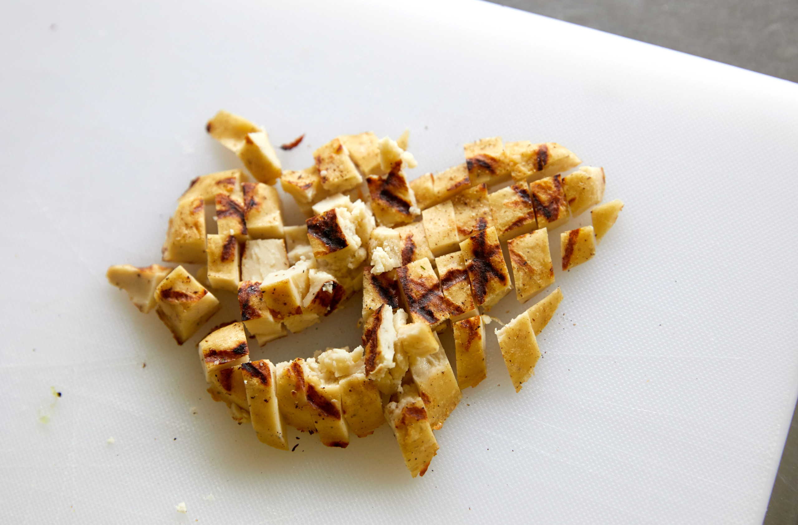 Lab-grown cultured chicken developed by Eat Just is pictured in this handout photo. Eat Just, Inc.