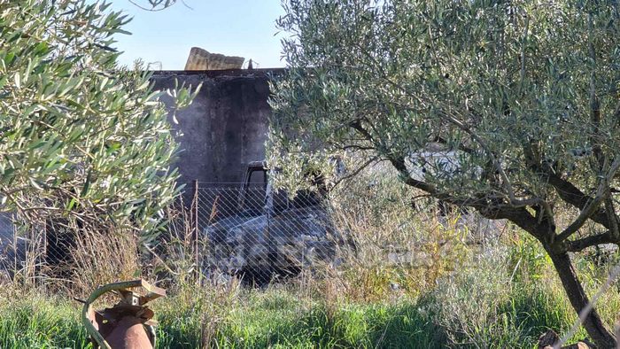 Λαμία: Φρικτός θάνατος για 10 κυνηγόσκυλα από τις εκρήξεις σε αποθήκη με φιάλες υγραερίου
