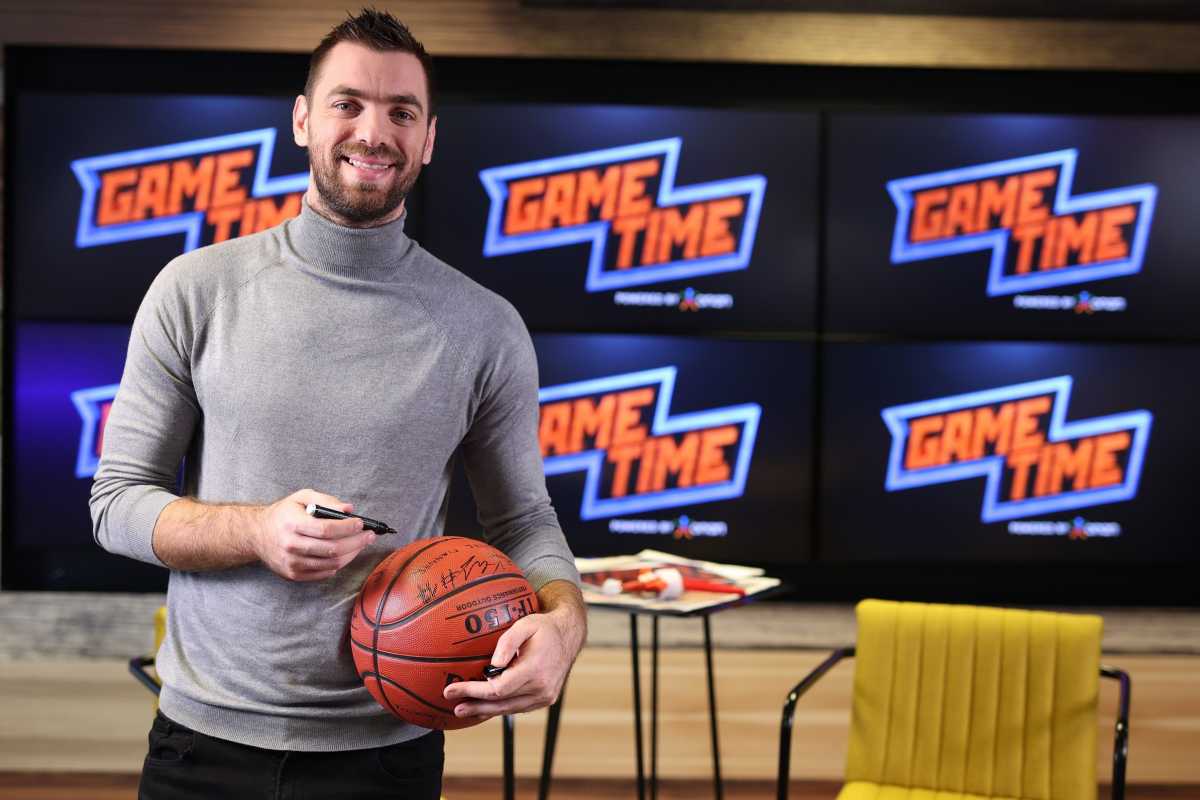 Ο Βαγγέλης Μάντζαρης στο ΟΠΑΠ Game Time ΜΠΑΣΚΕΤ