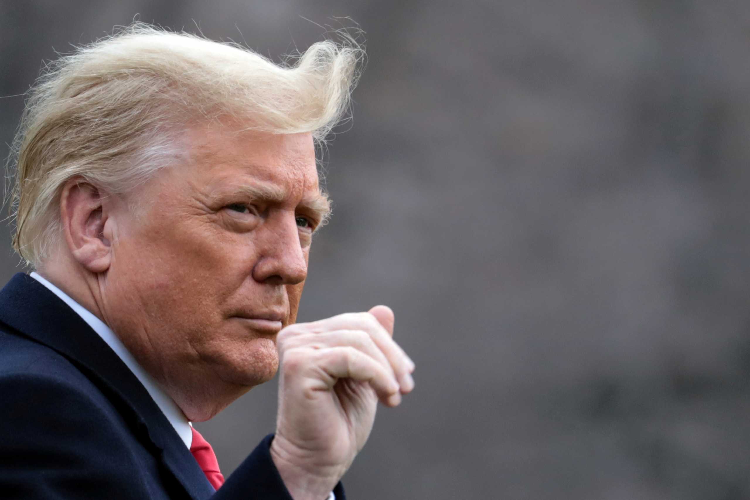 FILE PHOTO: U.S. President Donald Trump departs on travel to West Point, New York from the South Lawn at the White House in Washington, U.S., December 12, 2020. REUTERS