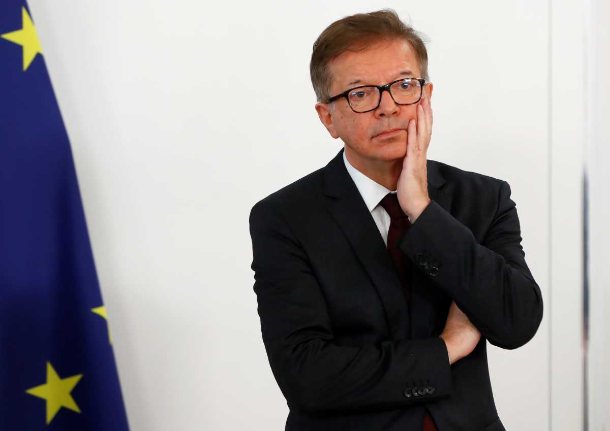 Austria's Health Minister Rudolf Anschober attends a news conference, as the spread of the coronavirus disease (COVID-19) continues, in Vienna, Austria December 2, 2020. REUTERS