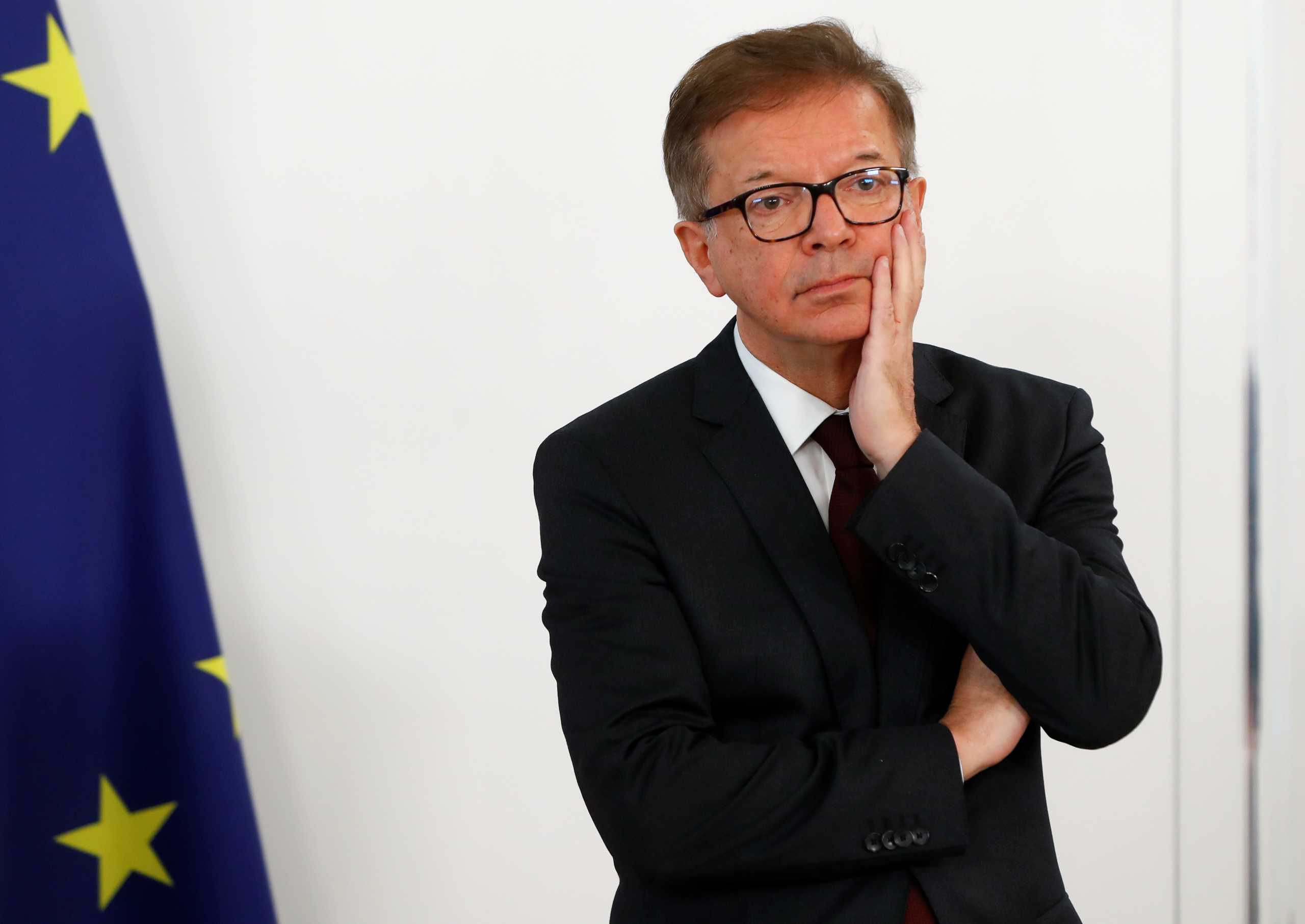 Austria's Health Minister Rudolf Anschober attends a news conference, as the spread of the coronavirus disease (COVID-19) continues, in Vienna, Austria December 2, 2020. REUTERS