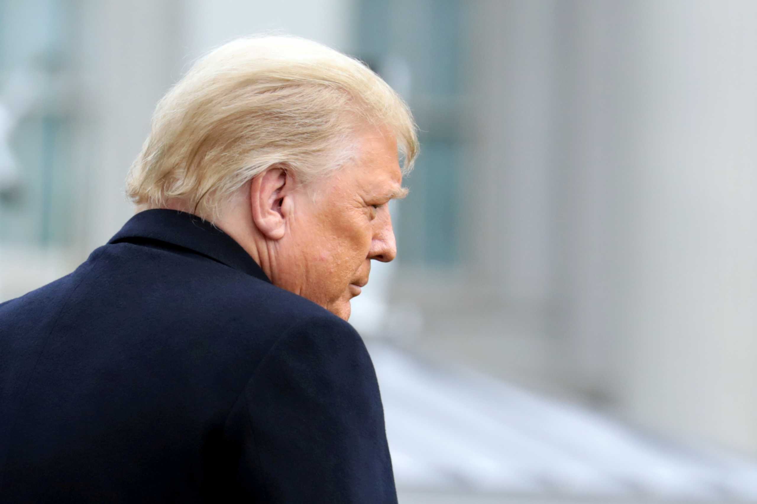 FILE PHOTO: U.S. President Donald Trump departs on travel to West Point, New York from the South Lawn at the White House in Washington, U.S., December 12, 2020. REUTERS