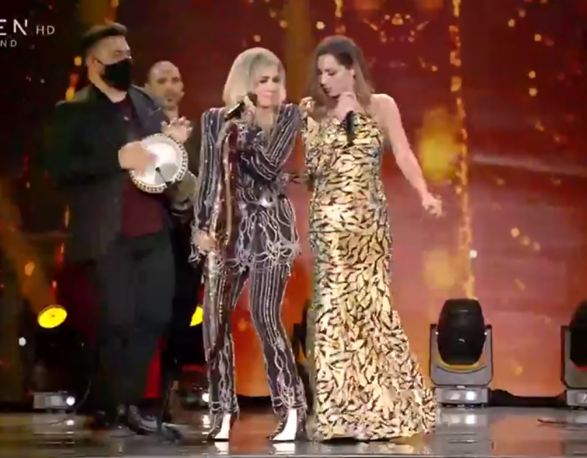 Βίσση – Βανδή: Το καυτό  τσιφτετέλι τους και το φιλί στο στόμα τρέλανε τους τηλεθεατές